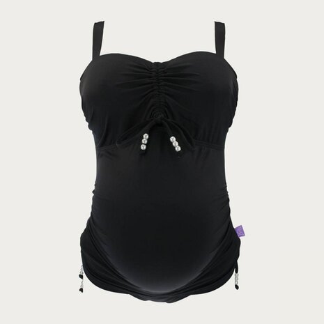 Petit Amour ZwangerschapsTankini / PositieTankini Cameron Black MaxiCup Plus