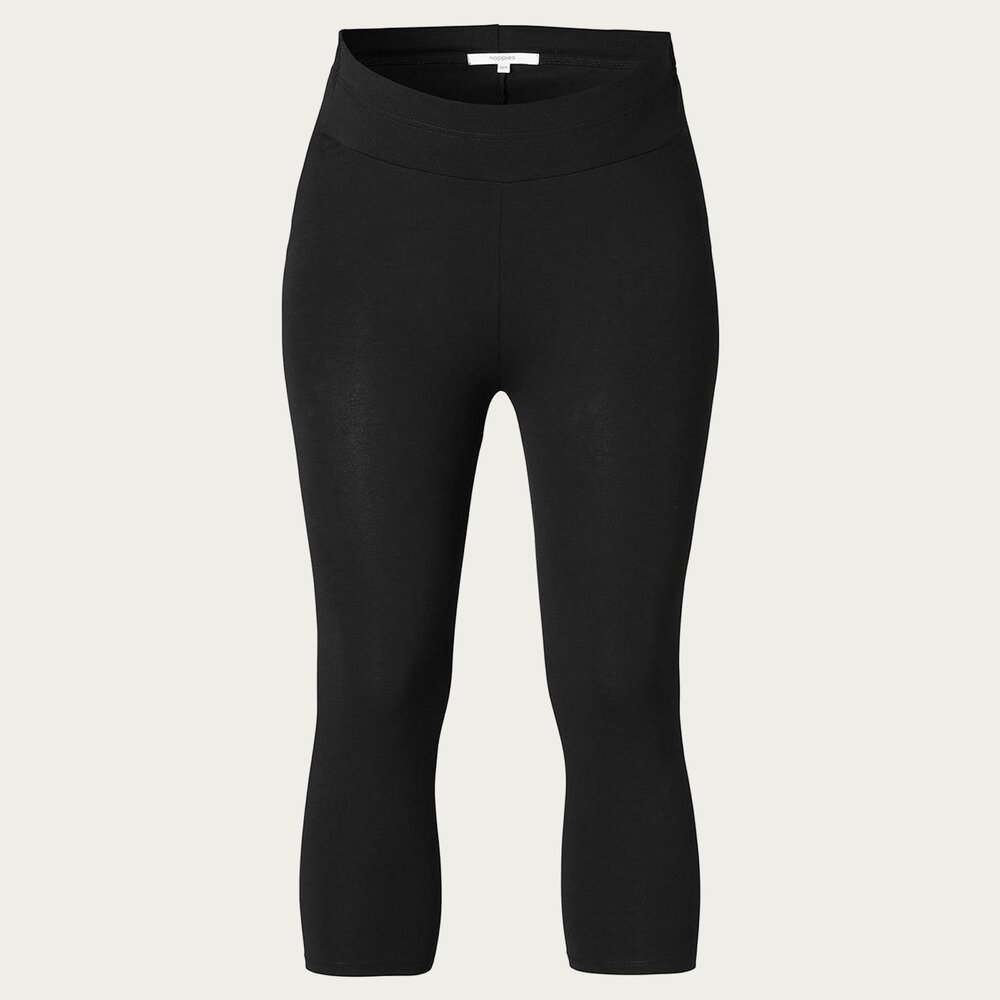 Noppies Zwangerschapslegging 3/4 Capri Naadloos Zwart Noppies Zwangerschapslegging 3/4 Capri Naadloos Zwart