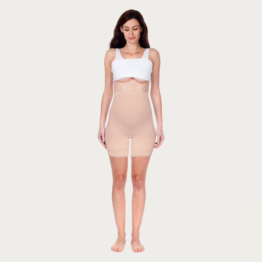 Noppies Zwangerschapsshort Positieshort Hoog Naadloos Huidskleur Lange pijp Noppies Zwangerschapsshort Positieshort Hoog Naadloos Huidskleur Lange pijp