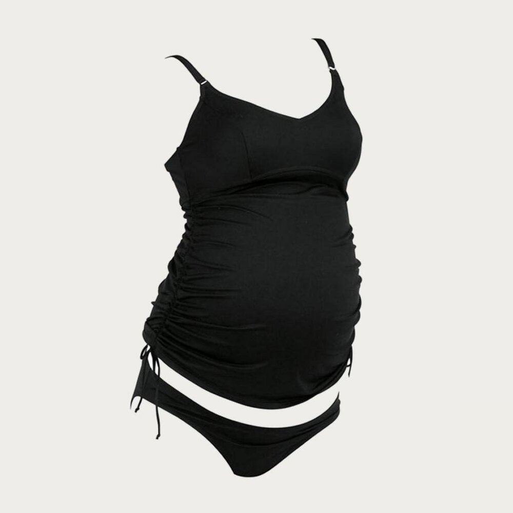 Anita Zwangerschapstankini / Positietankini Boho Beach Black Anita Zwangerschapstankini / Positietankini Boho Beach Black