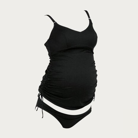 Anita Zwangerschapstankini / Positietankini Boho Beach Black Anita Zwangerschapstankini / Positietankini Boho Beach Black