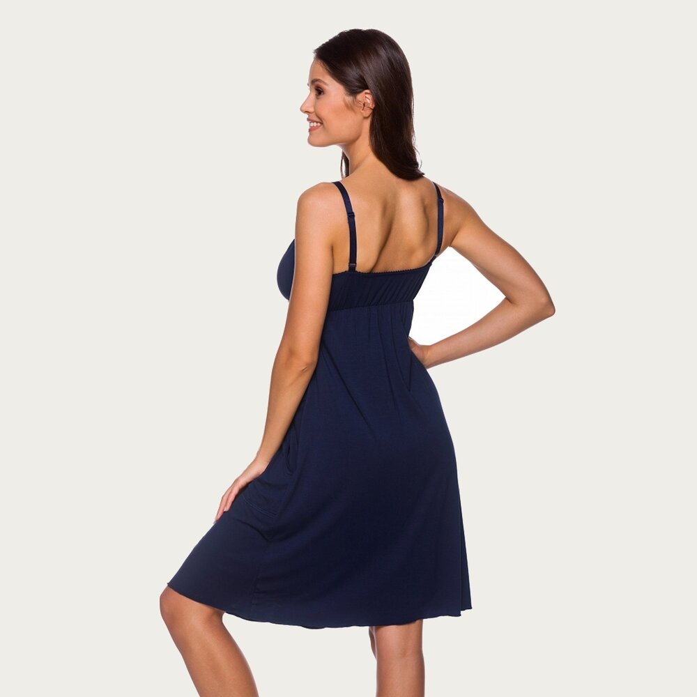 Lupoline Zwangerschapsjurk / Voedingsjurk Romantic Blue Lupoline Zwangerschapsjurk / Voedingsjurk Romantic Blue