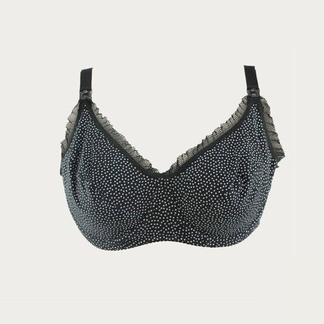 BB (Benefit) Zwangerschapsbh / Voedingsbh Mama Dots Zwart BB (Benefit) Zwangerschapsbh / Voedingsbh Mama Dots Zwart