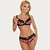 BB String Mama Hannah Coral/Zwart Tropische String