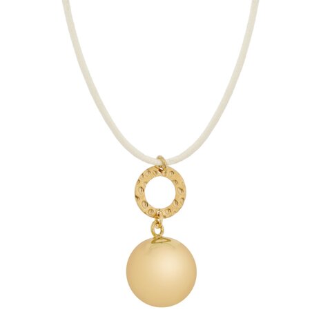 Proud MaMa Zwangerschapsketting Ballchain Babybel Bola Love 20mm Proud MaMa Zwangerschapsketting Ballchain Babybel Bola Love 20mm