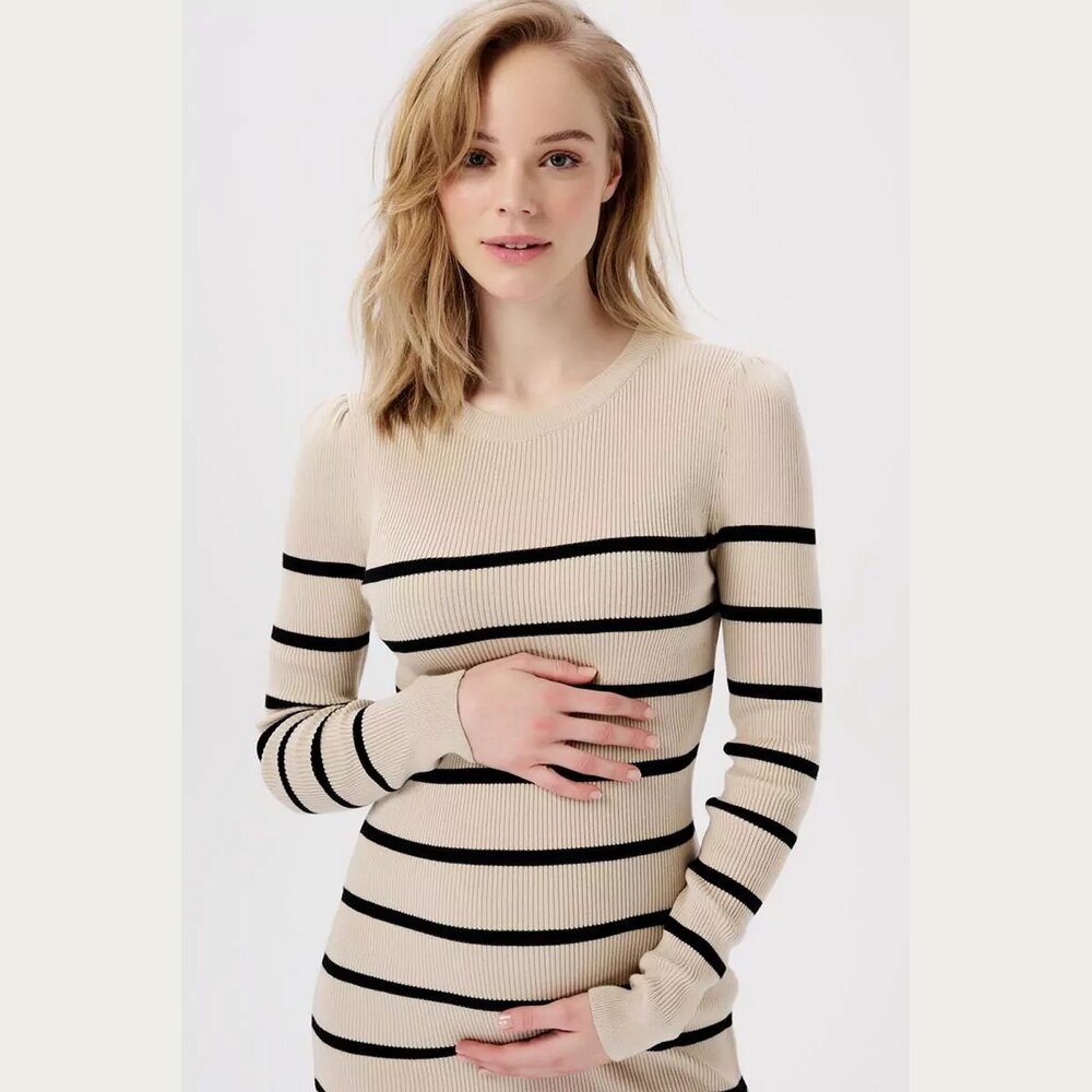 Noppies Zwangerschapsjurk Vena Light Sand Noppies Zwangerschapsjurk Vena Light Sand