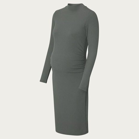 Noppies Zwangerschapsjurk Aima Olive Rib