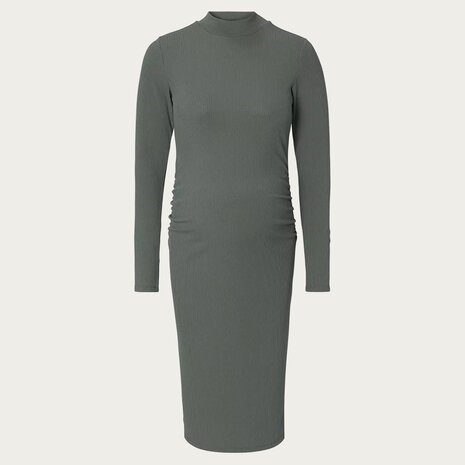 Noppies Zwangerschapsjurk Aima Olive Rib