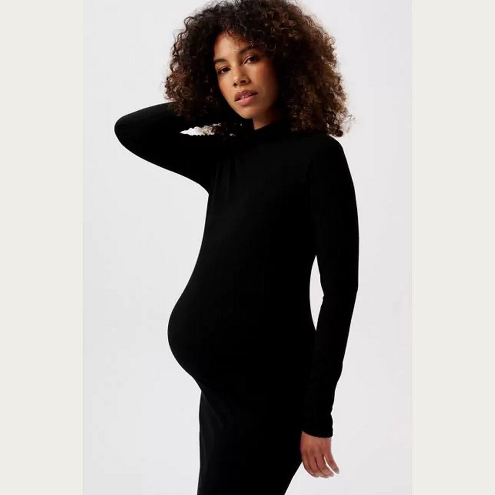 Noppies Zwangerschapsjurk Aima  Black Rib