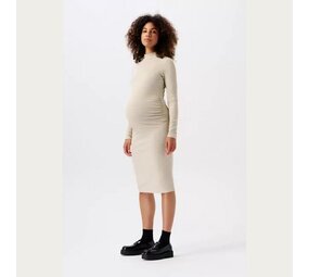 Noppies Zwangerschapsjurk Aima Light Sand Rib Noppies Zwangerschapsjurk Aima Light Sand Rib