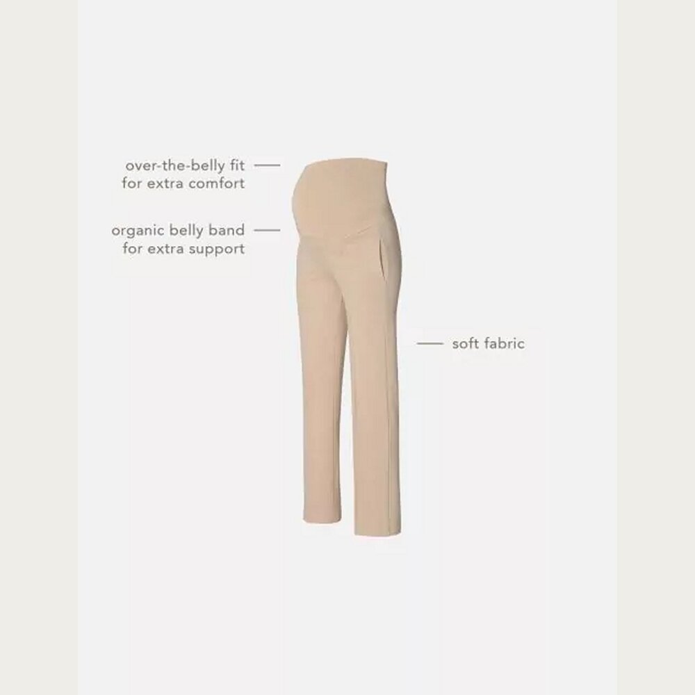 Noppies Zwangerschaps broek Casual Eili  White Pepper Noppies Zwangerschaps broek Casual Eili  White Pepper