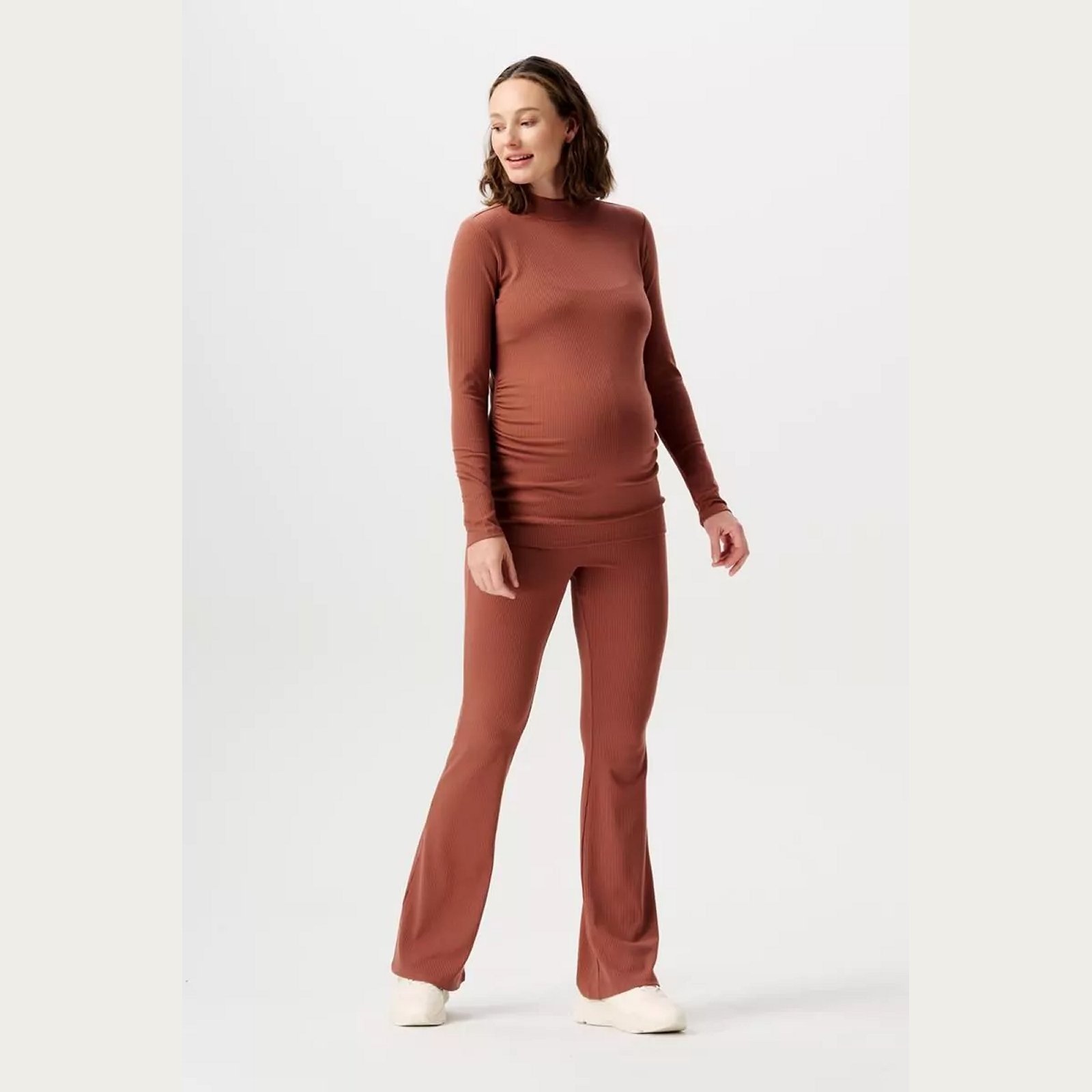 Zwangerschapsjurk Longsleeve Sira afbeelding