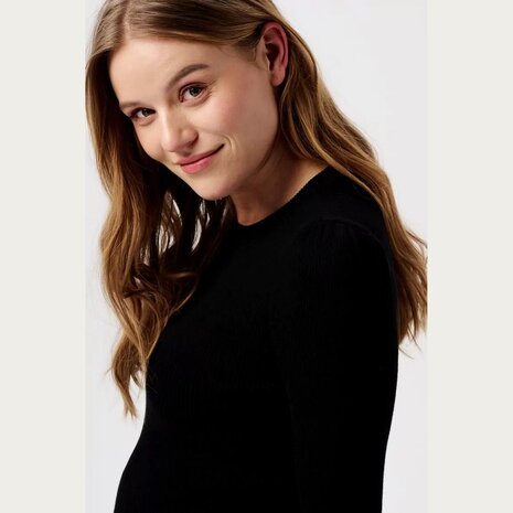 Noppies Zwangerschapstrui Longsleeve Zana Black Noppies Zwangerschapstrui Longsleeve Zana Black