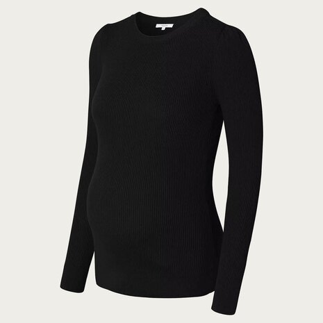 Noppies Zwangerschapstrui Longsleeve Zana Black Noppies Zwangerschapstrui Longsleeve Zana Black