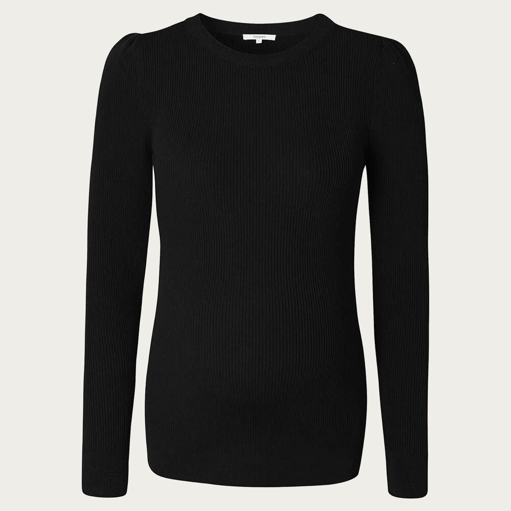 Noppies Zwangerschapstrui Longsleeve Zana Black Noppies Zwangerschapstrui Longsleeve Zana Black