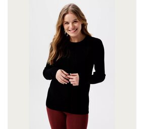 Noppies Zwangerschapstrui Longsleeve Zana Black Noppies Zwangerschapstrui Longsleeve Zana Black