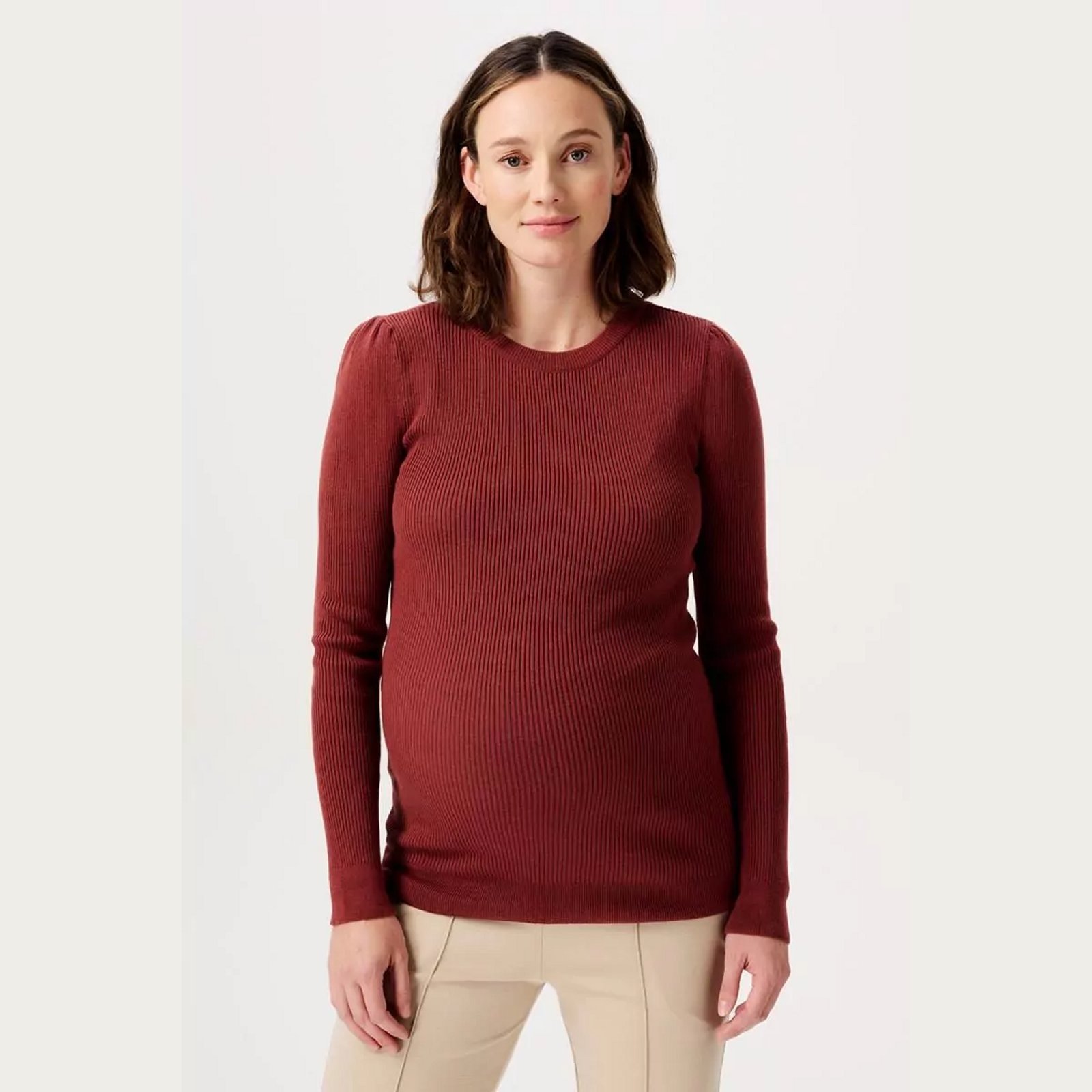 Zwangerschapsjurk Longsleeve Zana Sable afbeelding