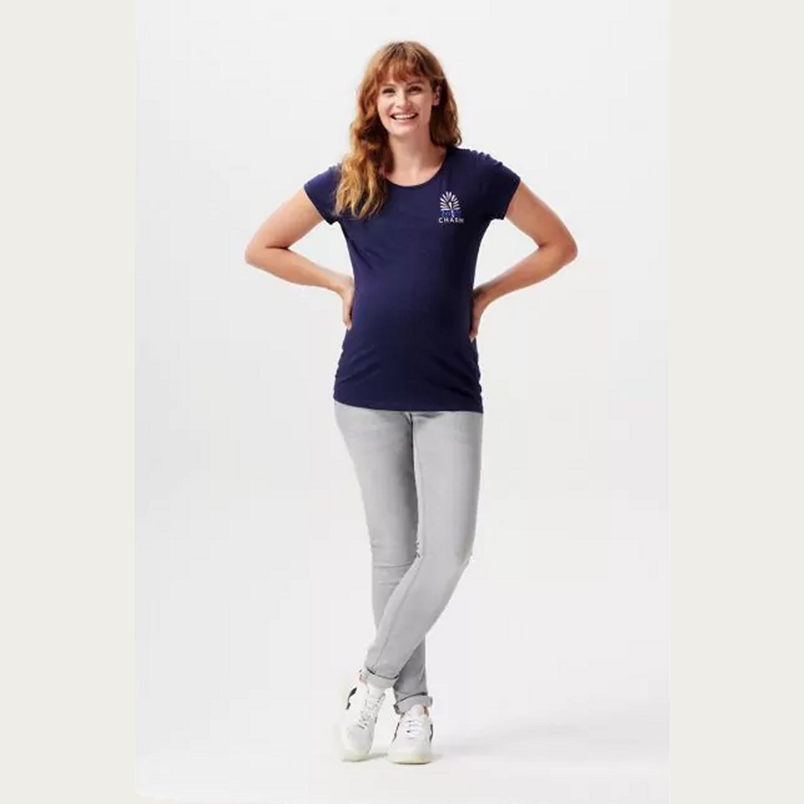 Noppies Zwangerschapsjeans Positiejeans Jegging Ela Light Aged Grey