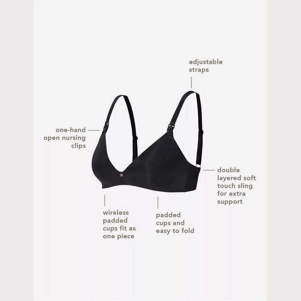 Noppies Zwangerschapsbh / Voedingsbh  voedingsbh Wireless Micro - Black