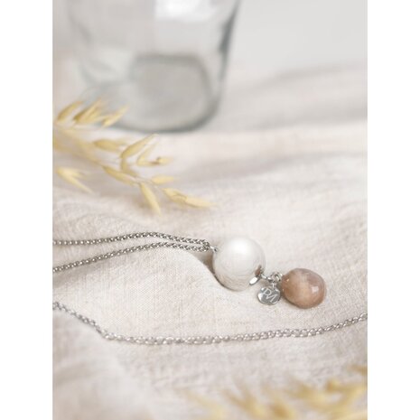 Proud MaMa Zwangerschapsketting Babybel Ketting Mother Linn crystal