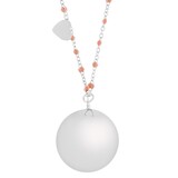 Proud MaMa Ballchain Babybel Ketting Mother Fine silver/pink Proud MaMa Ballchain Babybel Ketting Mother Fine silver/pink