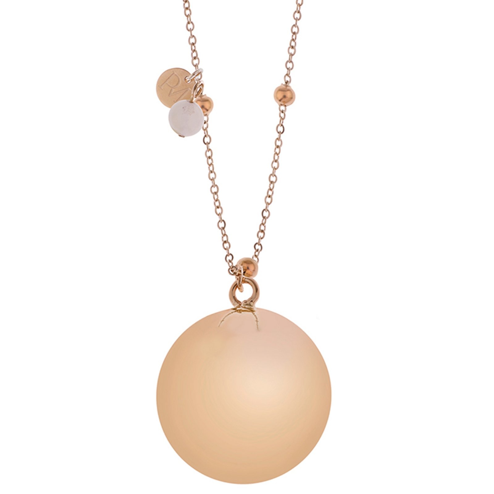 Proud MaMa Zwangerschapsketting Babybel Ketting MotherOlivia gemstone afbeelding
