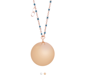 Proud MaMa Ballchain Babybel Ketting Mother Fine pink/bleu Proud MaMa Ballchain Babybel Ketting Mother Fine pink/bleu