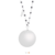 Proud MaMa Zwangerschapsketting Babybel Ketting Mother Fine silver/gri