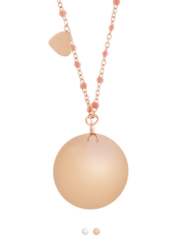 Proud MaMa Zwangerschapsketting Babybel Ketting Mother Fine pink afbeelding