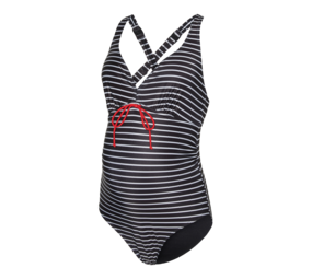 Mamalicious ZwangerschapsBadpak Jose Stripe Black