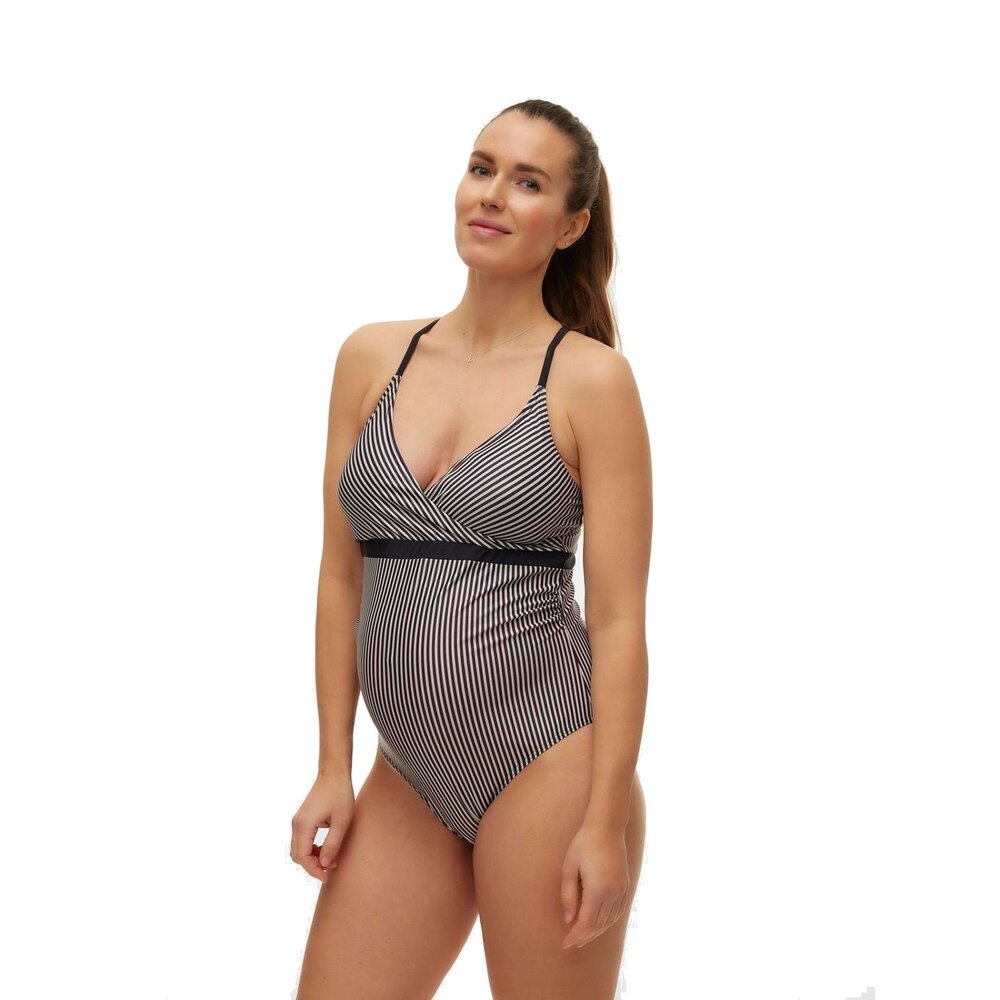 Mamalicious ZwangerschapsBadpak / PositieBadpak  Serena UV Black