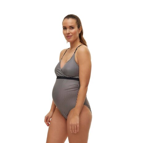 Mamalicious ZwangerschapsBadpak / PositieBadpak  Serena UV Black