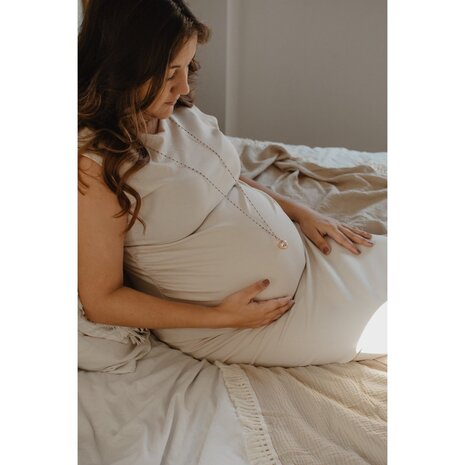 Proud MaMa Zwangerschapsketting Babybel Ketting Mother Chloé silver