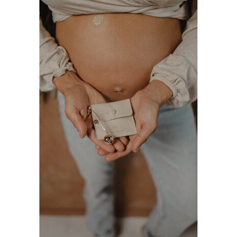 Proud MaMa Zwangerschapsketting Babybel Ketting Mother Chloé silver