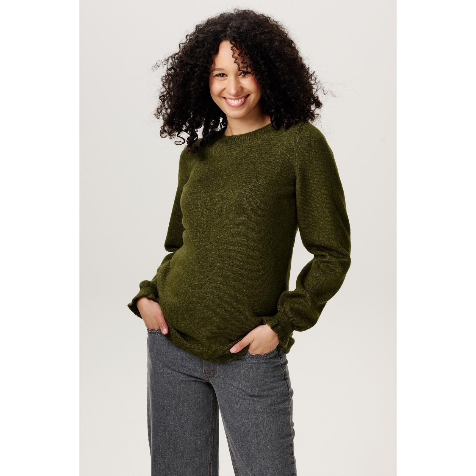 Zwangerschapsjurk Longsleeve Forli afbeelding