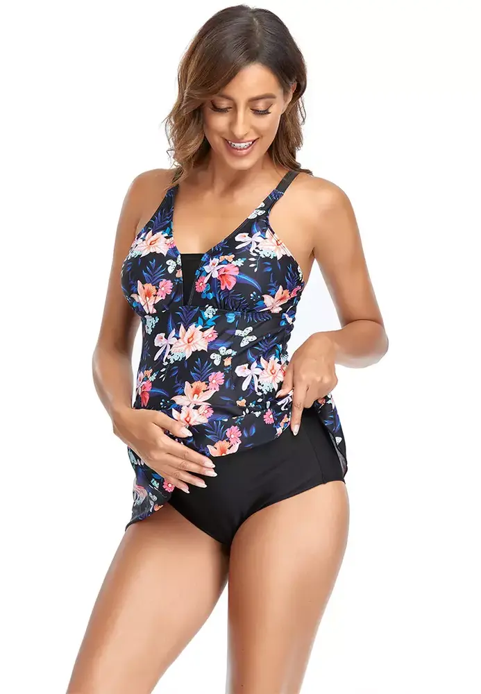 4-Mother ZwangerschapsTankini / PositieTankini Milou 4-Mother ZwangerschapsTankini / PositieTankini Milou