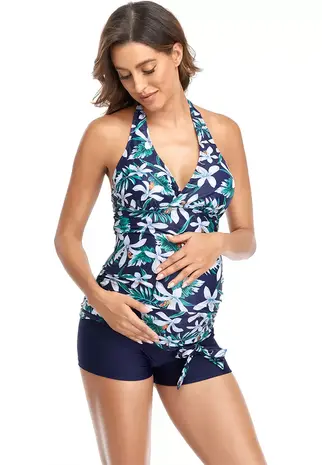 4-Mother ZwangerschapsTankini / PositieTankini Pollie 4-Mother ZwangerschapsTankini / PositieTankini Pollie