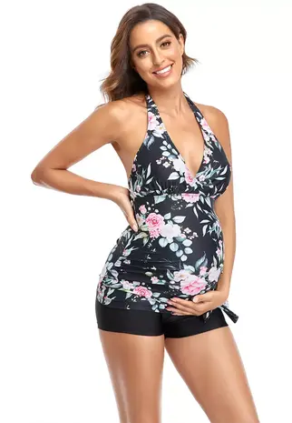 4-Mother ZwangerschapsTankini / PositieTankini Penny 4-Mother ZwangerschapsTankini / PositieTankini Penny