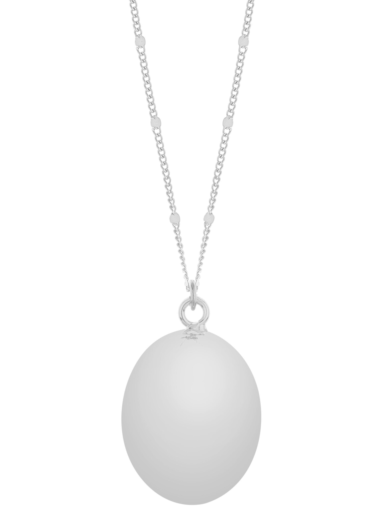 Proud MaMa Zwangerschapsketting Ballchain Babybel Nina Silver