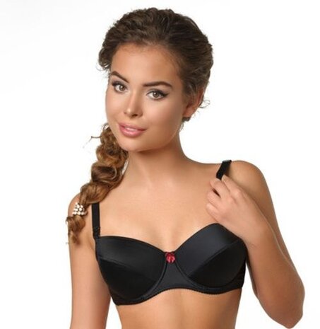Benefit Voedingsbh Sahara Black voorgevormd met beugel - 75D Benefit Voedingsbh Sahara Black voorgevormd met beugel - 75D