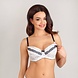 Lupoline Voedingsbh White Navy voorgevormd met beugel (1740) - 75C Lupoline Voedingsbh White Navy voorgevormd met beugel (1740) - 75C