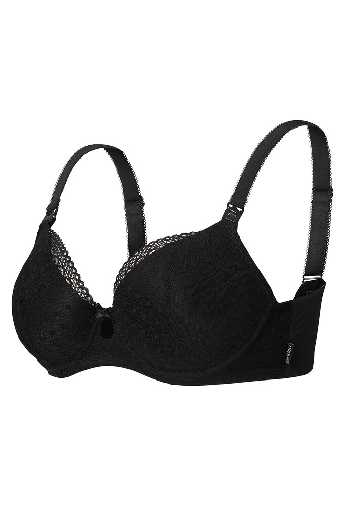 Noppies Borstvoedingsbeha Deluxe Mesh Black - 75F Noppies Borstvoedingsbeha Deluxe Mesh Black - 75F