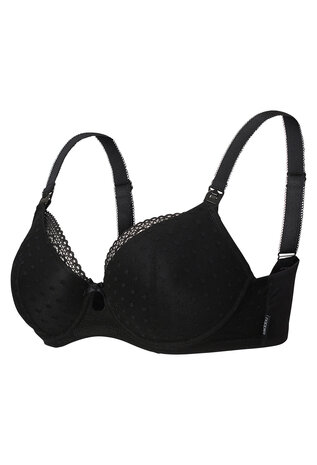 Noppies Borstvoedingsbeha Deluxe Mesh Black - 75F Noppies Borstvoedingsbeha Deluxe Mesh Black - 75F