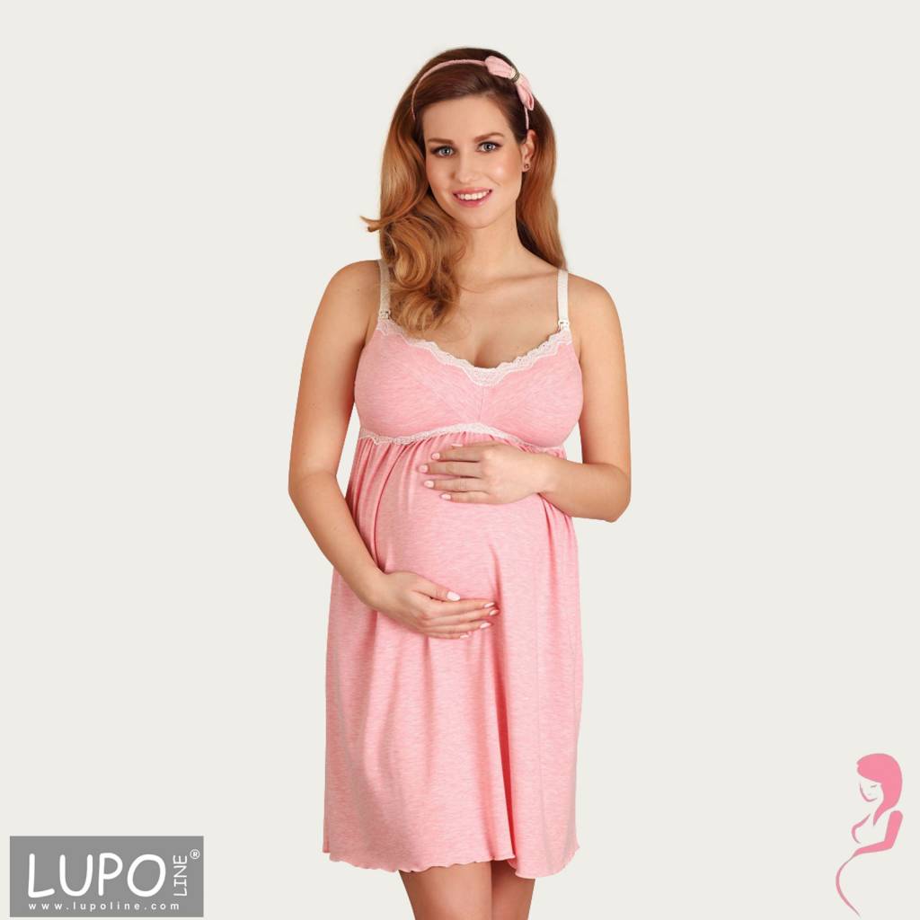 Lupoline Voedingsjurk - Zwangerschapsjurk Pink Candy