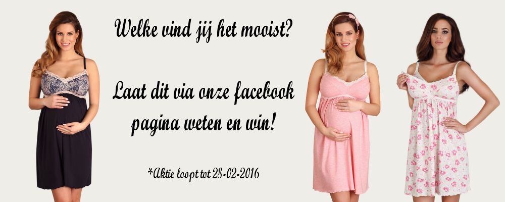 Een super zachte zwangerschapsjurk winnen via Facebook? Een super zachte zwangerschapsjurk winnen via Facebook?