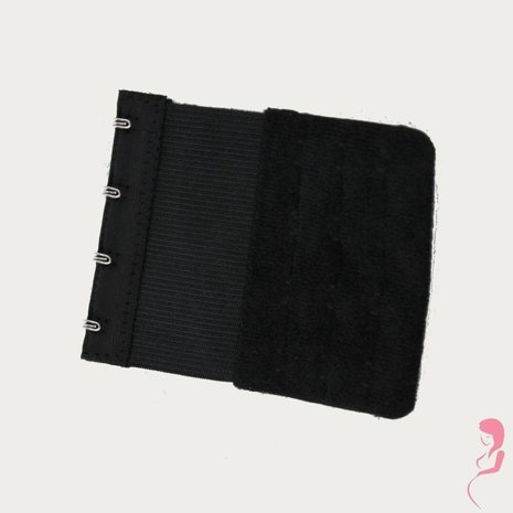 Op en Top Beha Verlengstuk / Verlenger 4 Haaks met Elastiek Zwart (per stuk) Op en Top Beha Verlengstuk / Verlenger 4 Haaks met Elastiek Zwart (per stuk)