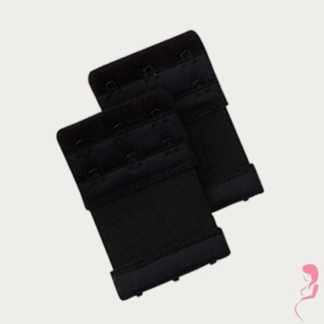 Op en Top Beha Verlengstuk / Verlenger 3 Haaks met Elastiek Zwart (per stuk) Op en Top Beha Verlengstuk / Verlenger 3 Haaks met Elastiek Zwart (per stuk)