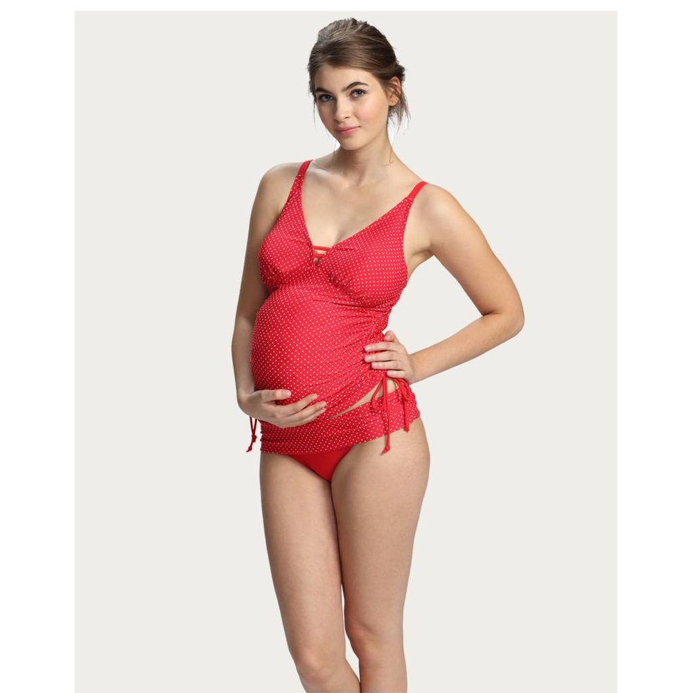 Petit Amour ZwangerschapsTankini Ava Rood