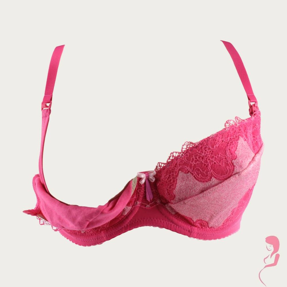 Lupoline Zwangerschapsbh / Voedingsbh Hot Pink