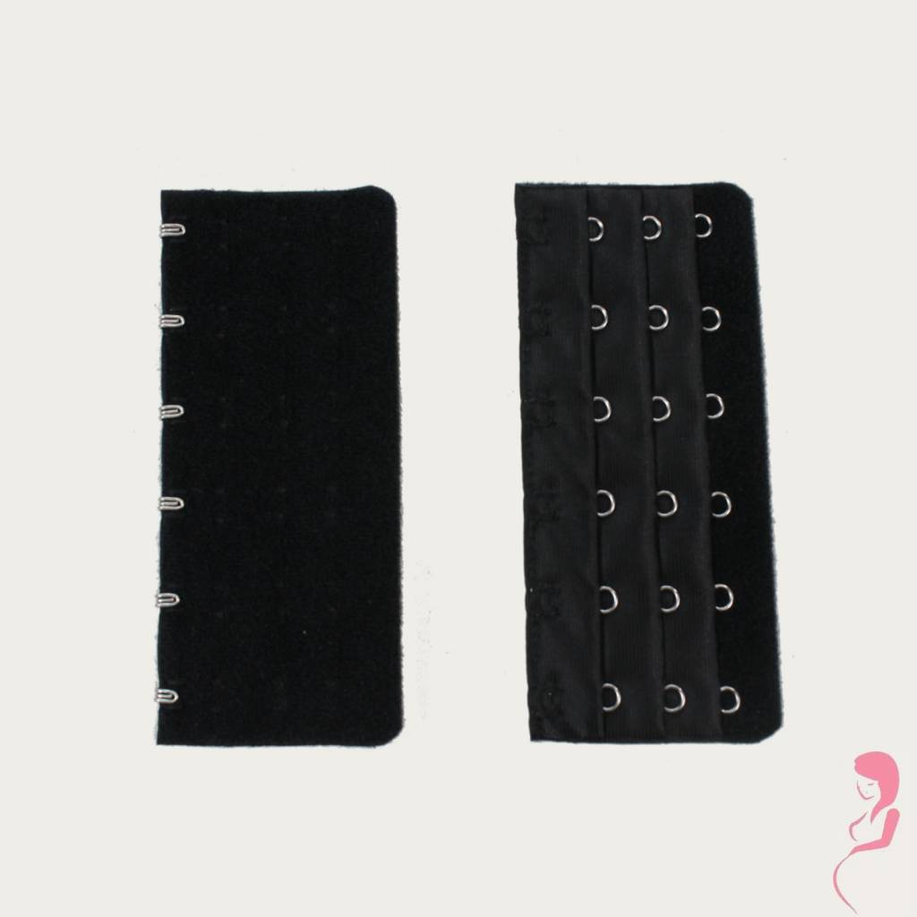 Op en Top Zwanger bh / Corset Verlenger 6 Haaks Zwart (per stuk) Op en Top Zwanger bh / Corset Verlenger 6 Haaks Zwart (per stuk)